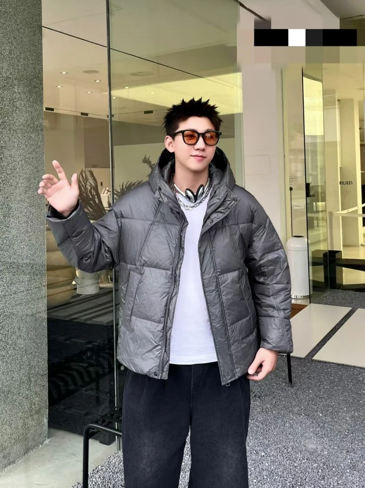 新款男士冬季潮流连帽外套0027