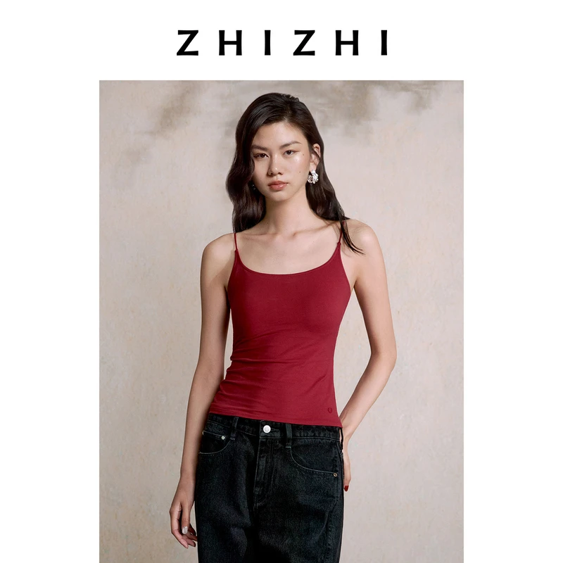 【橱窗】致知 云雾敛 带胸垫柔肤修身露背吊带25夏款ZZ2EMWDQ053