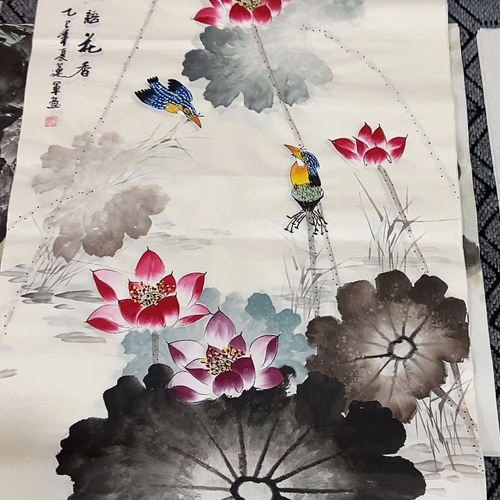 小周画廊的直播间