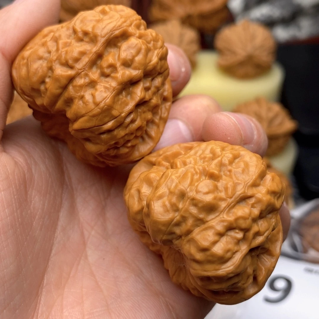 文玩核桃吊坠40蛙打底