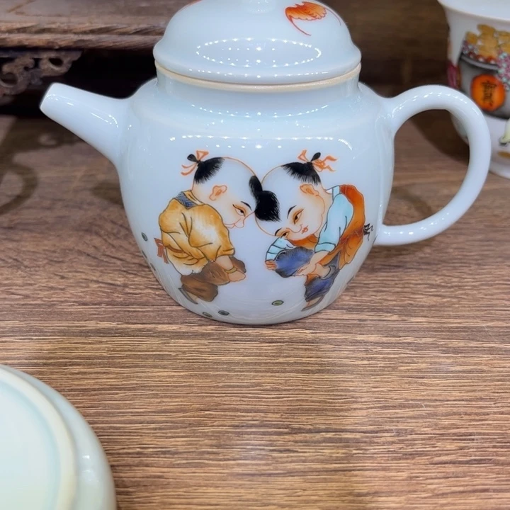 纯手绘精品盖碗杯