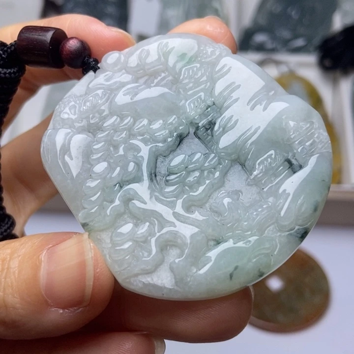 颈饰未镶嵌翡翠翡翠