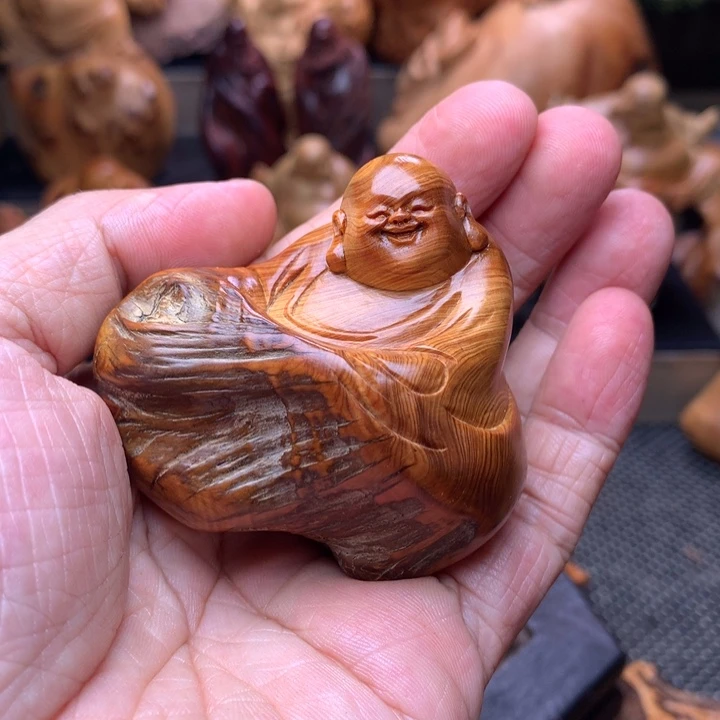 柏木（崖柏）崖柏陈化料手把件