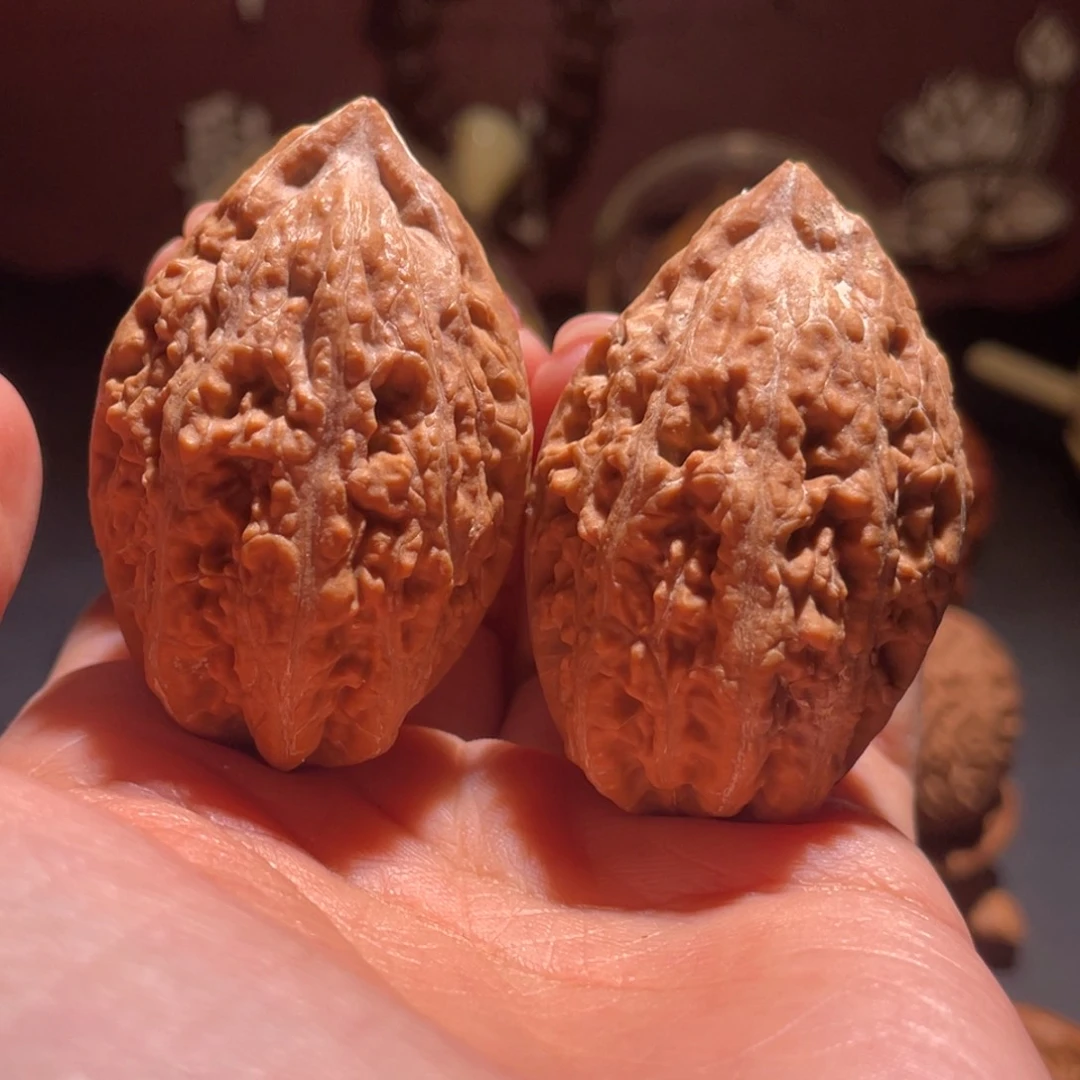 文玩核桃吊坠银梭子45