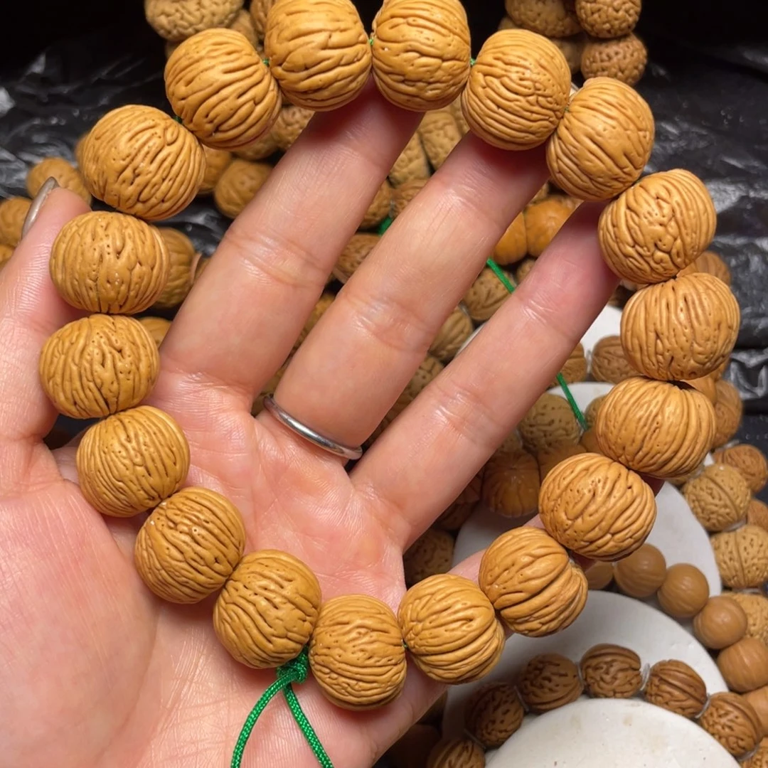 桃木桃核手串18+树皮纹