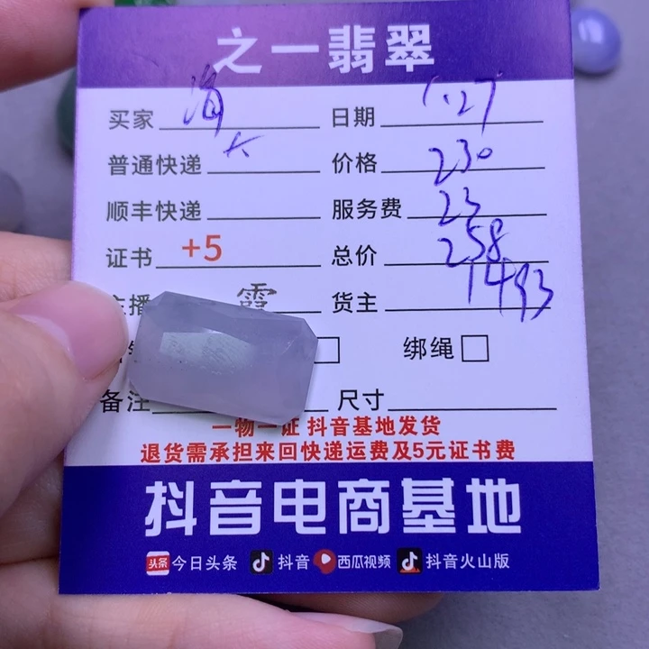 翡翠颈饰未镶嵌海**生