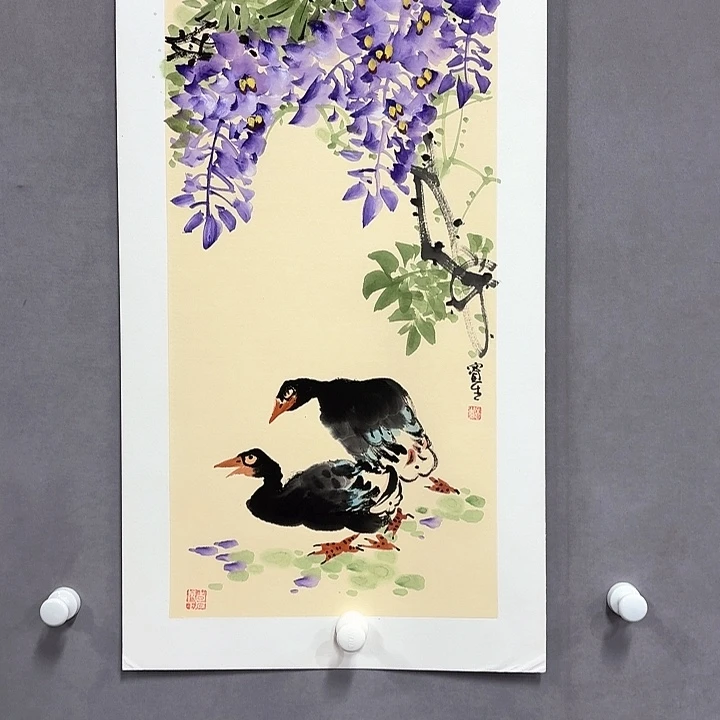 国画亲笔手绘放心去藏