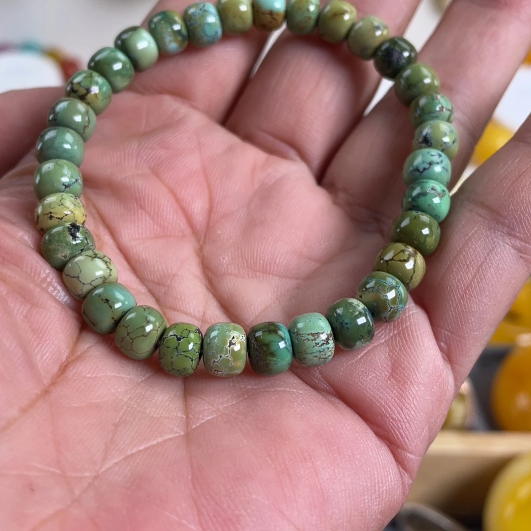 合金绿松石手链，