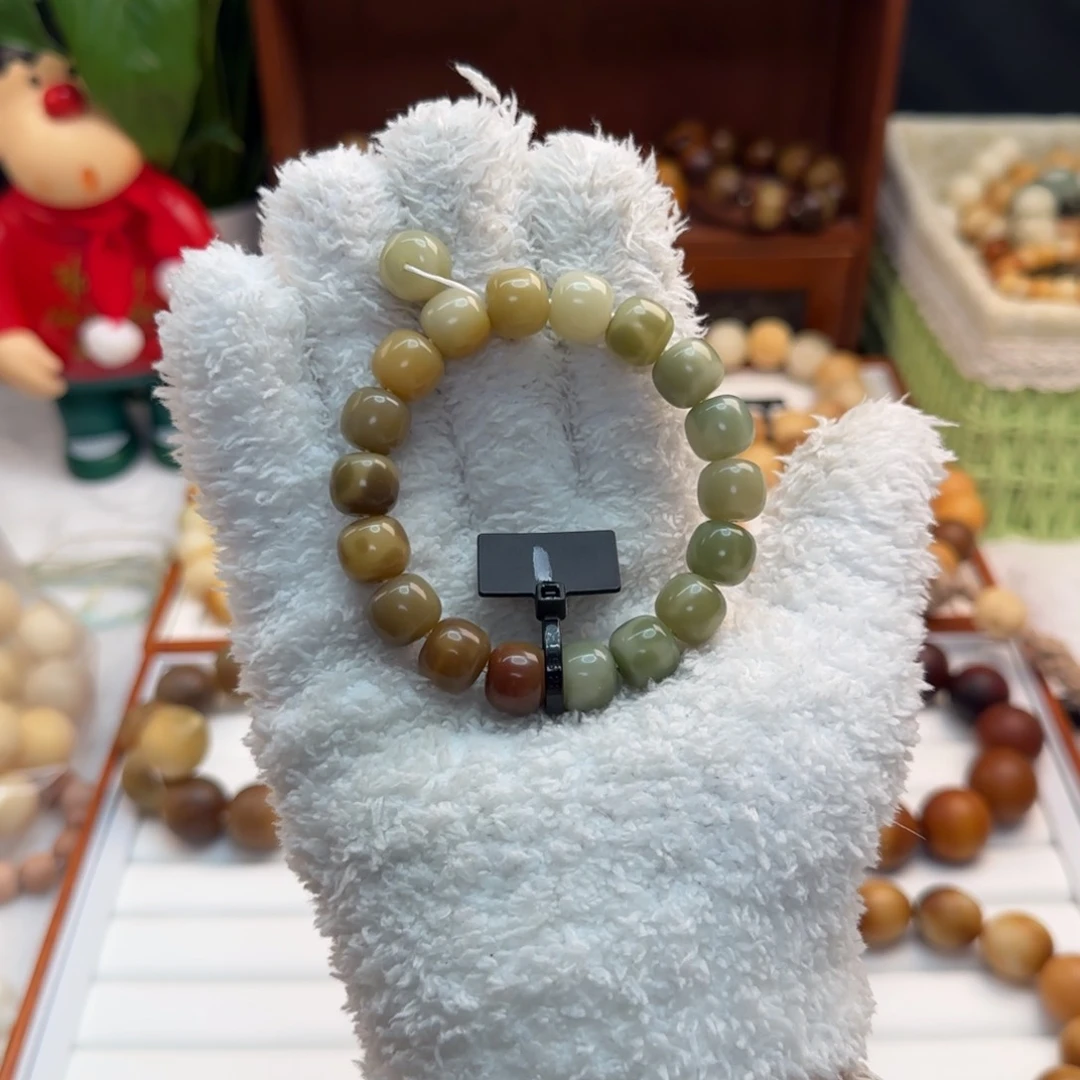 菩提根/象牙果手串谦****?卡12全品渐变