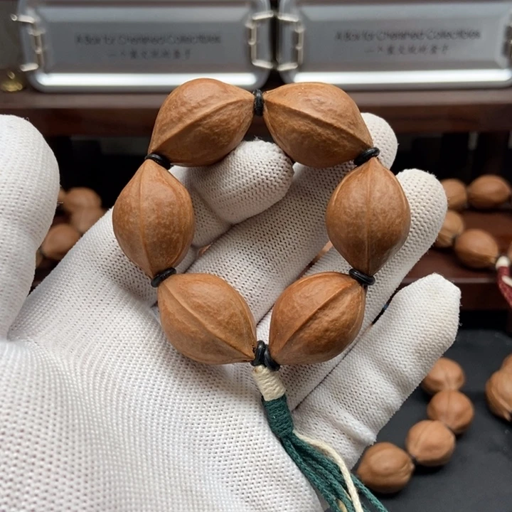 手串橄榄核1929三花手捻