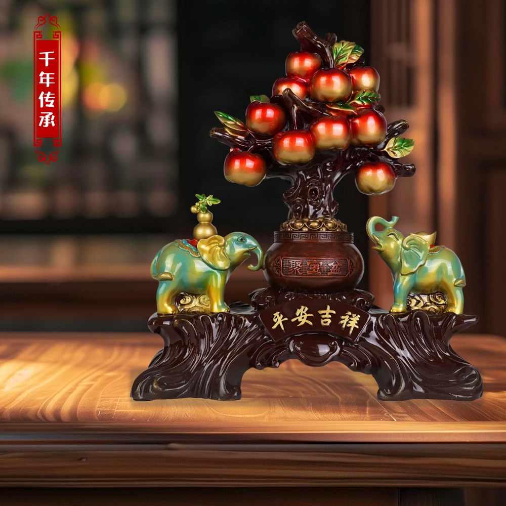 【平安吉祥】如意摆件居家客厅玄关办公装饰开业搬家乔迁送礼物