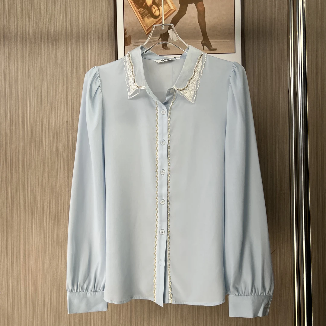 9151品牌撤柜女装FG春夏时尚设计款气质衬衫