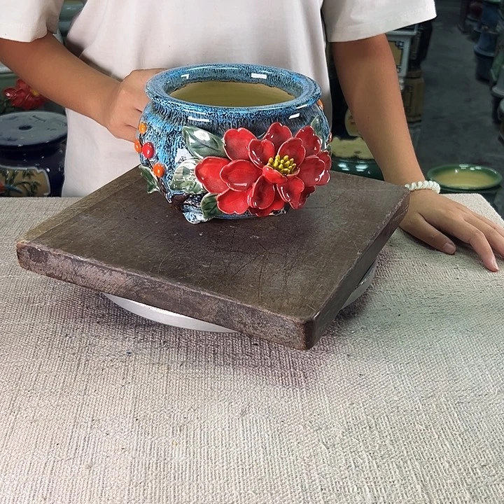 泳坤堂石湾盆陶瓷