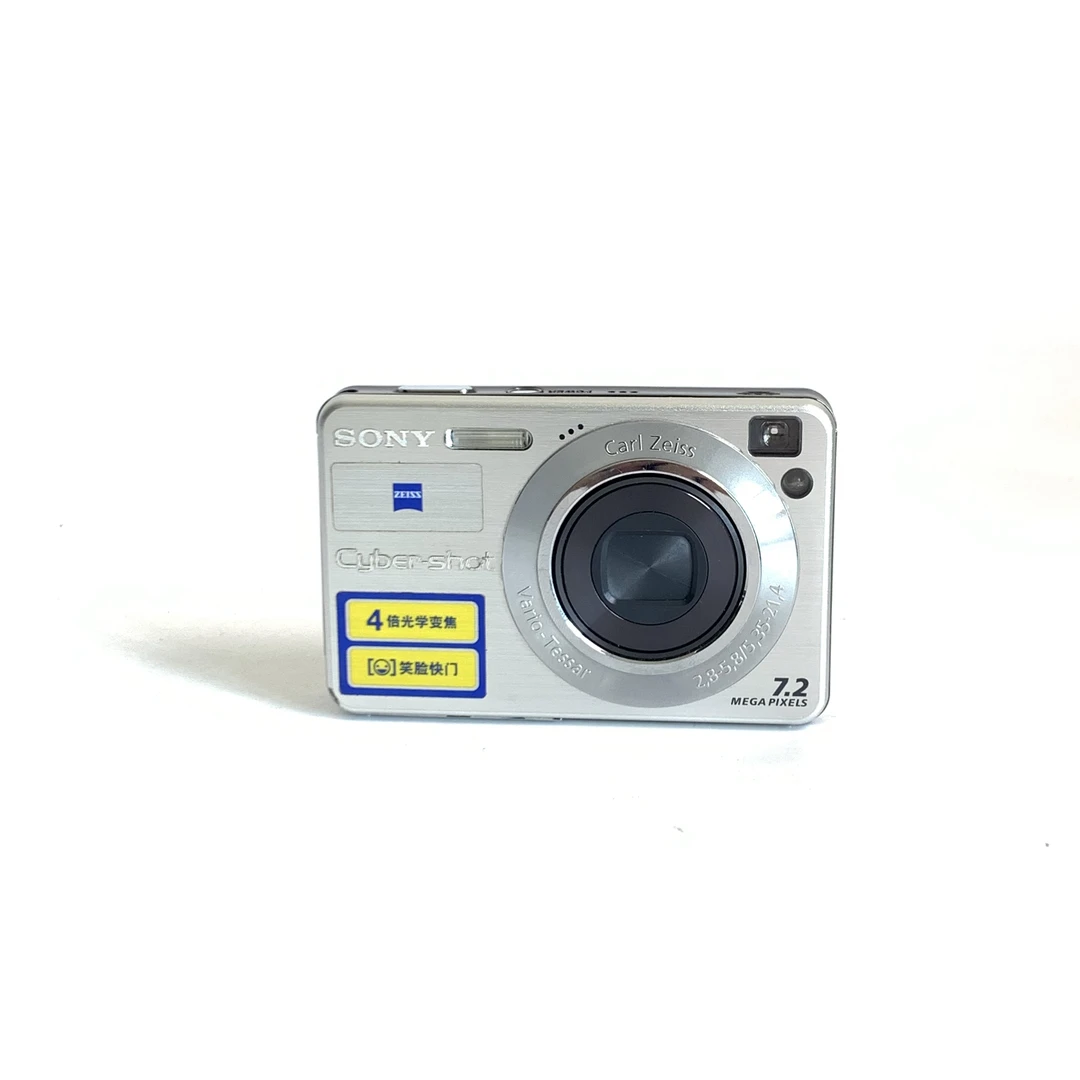 95新 Sony/索尼 W110 银色 740万像素 ccd
