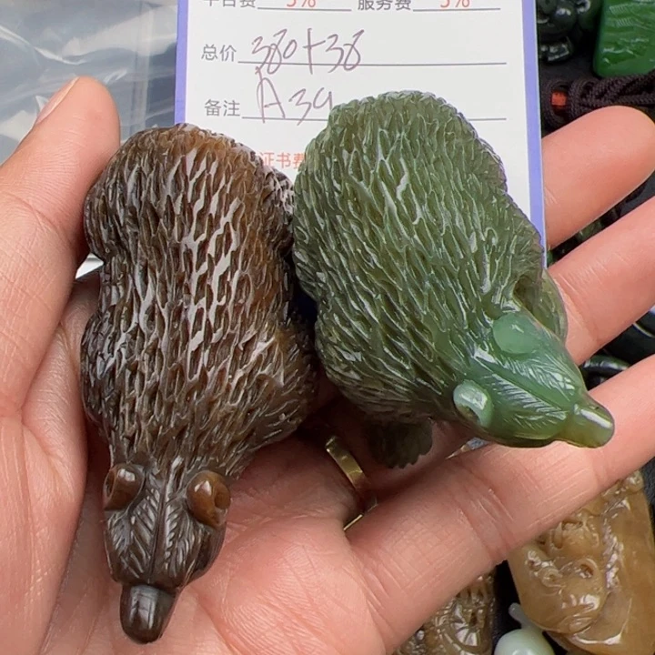 颈饰未镶嵌和田玉天****我