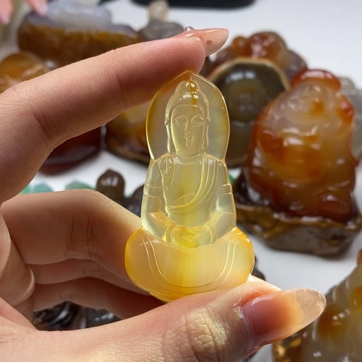 玛瑙/玉髓合金颈饰