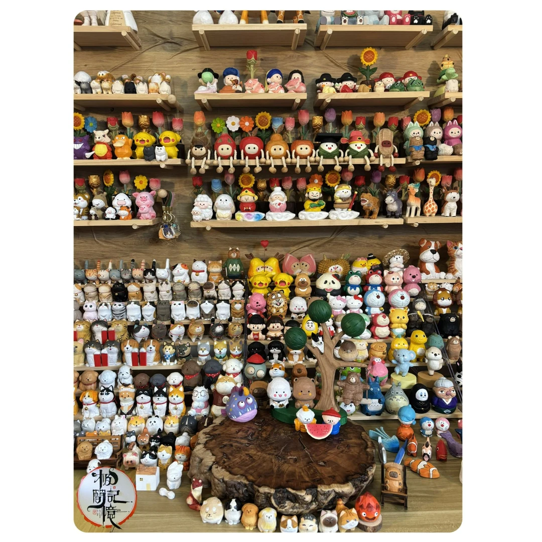 ~可爱手工木雕小摆件手办。数字对应价格~一物一拍~下单请备注！