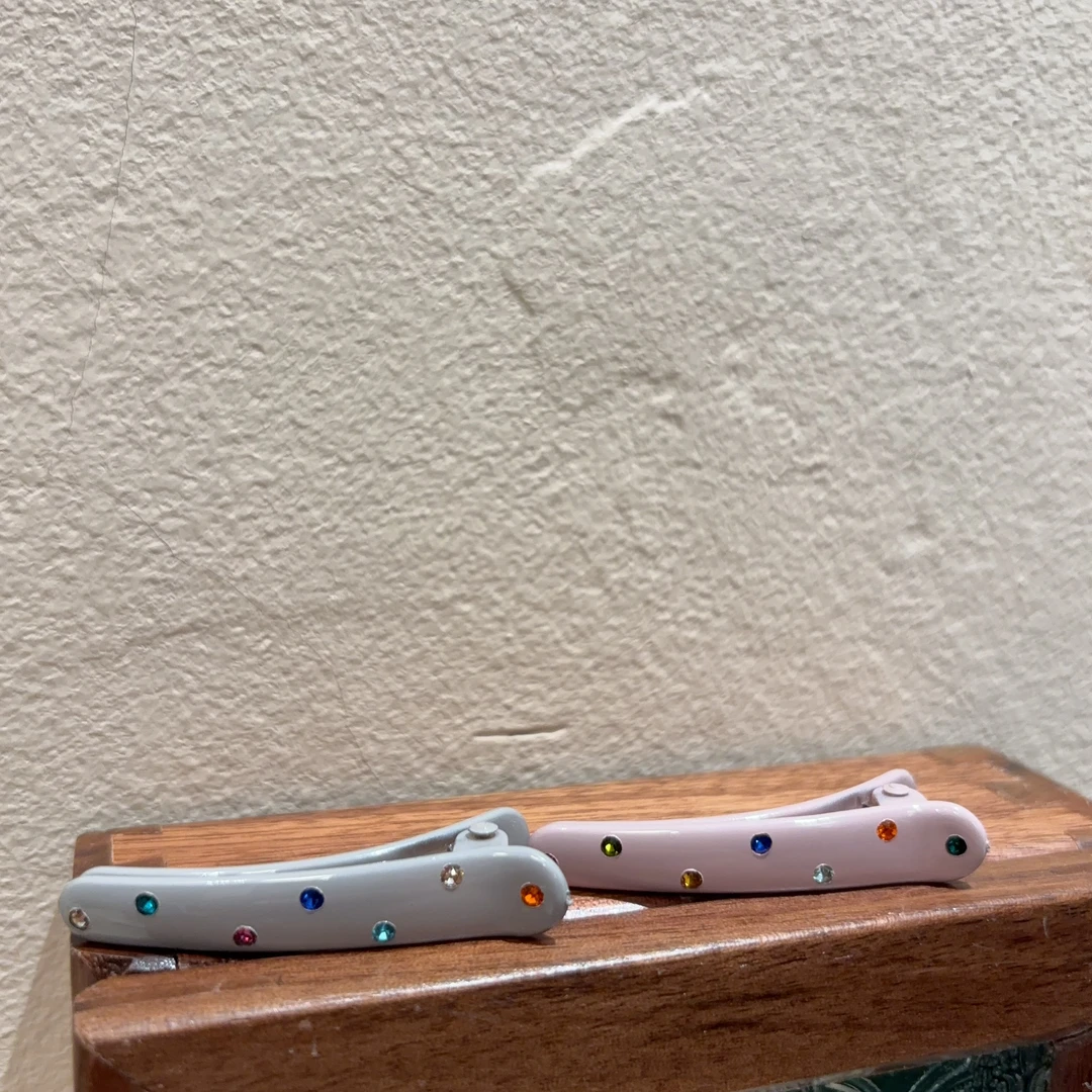 设计款彩色闪闪发夹Y245