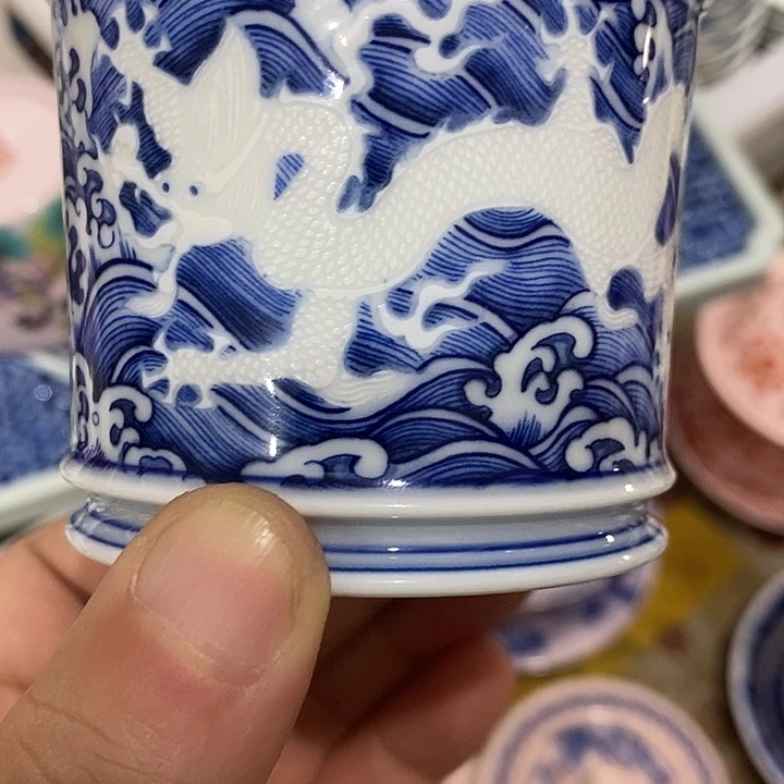 摆件陶景德镇陶瓷主人杯23555