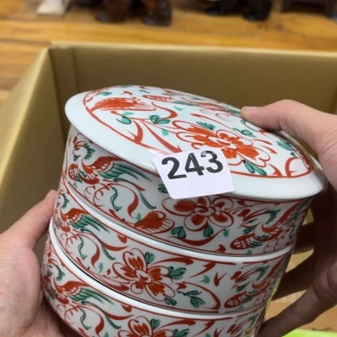 瓷片摆件工艺品瓷器摆件777