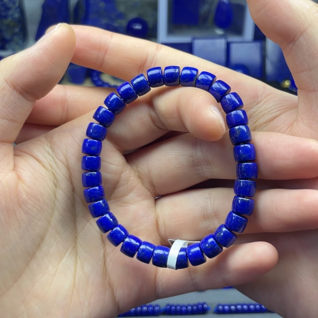 未镶嵌青金石老型手串7+