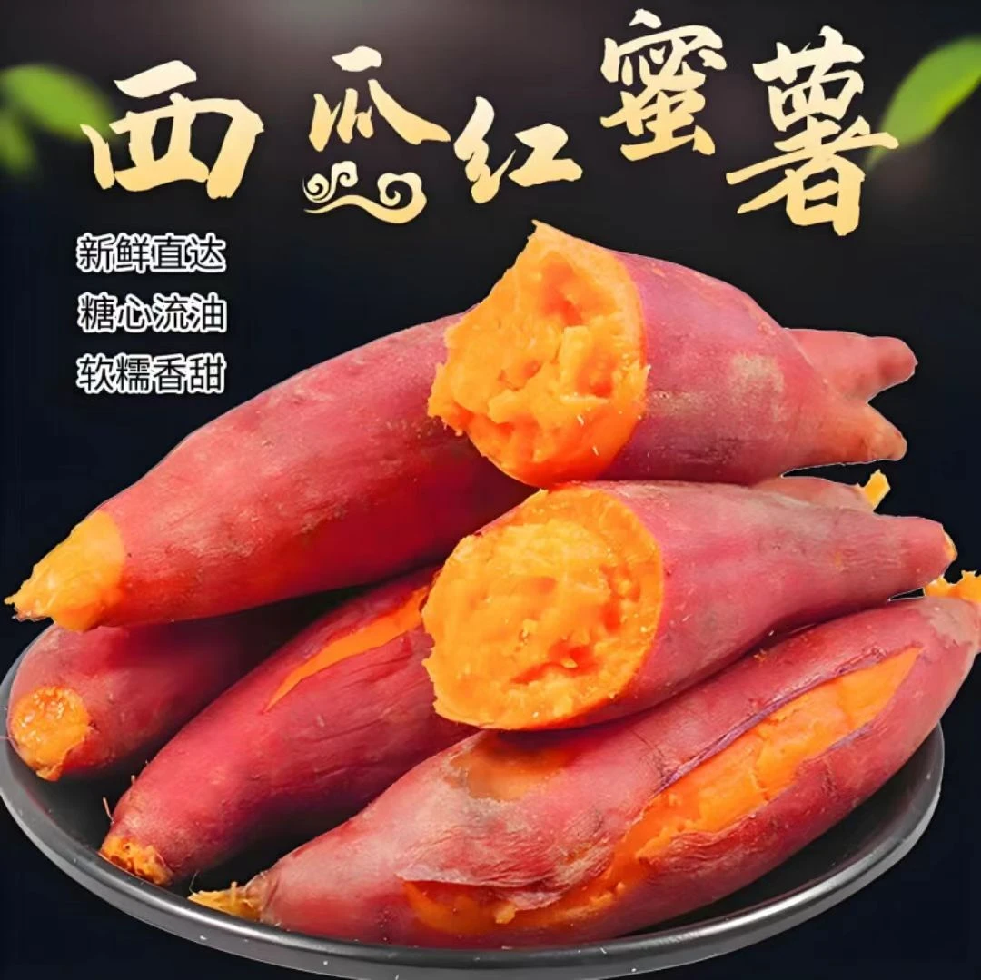 农家现挖农家红薯西瓜红蜜薯糖心板栗软糯香甜现挖现发番薯
