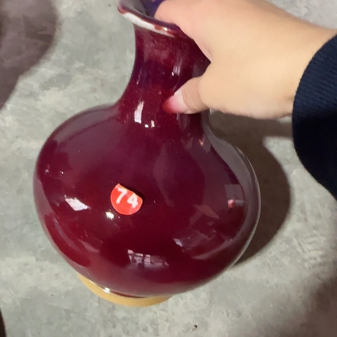 摆件陶郑家钧窑摆件微