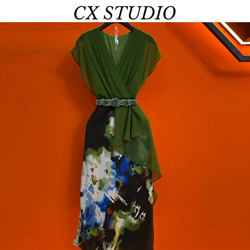 编码91 经典收腰轻奢时尚春夏季连衣裙（定制女装）TG599