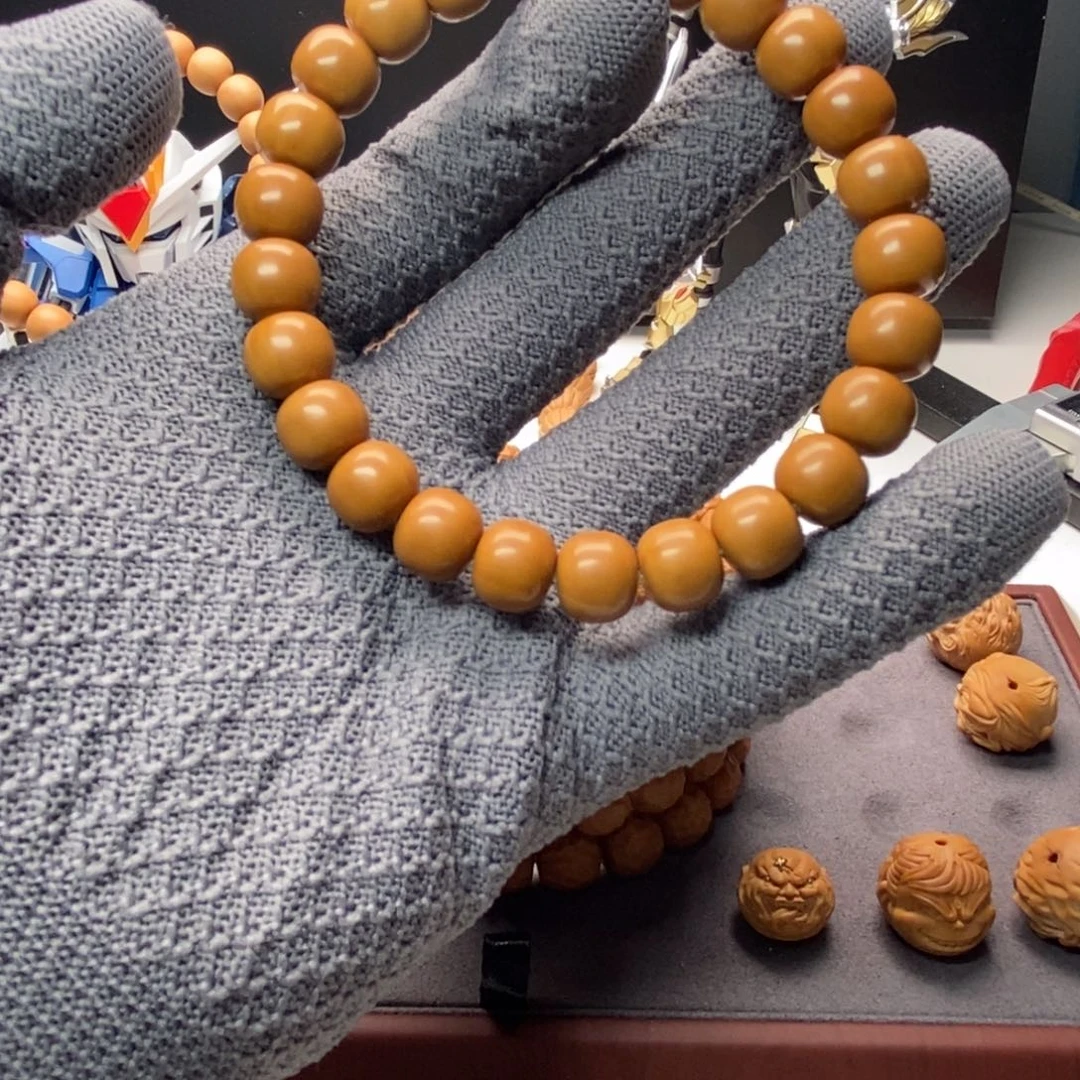 猴头核桃手串练手瑕疵老型