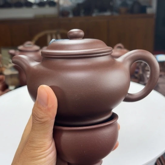 茶壶紫砂紫砂花茶
