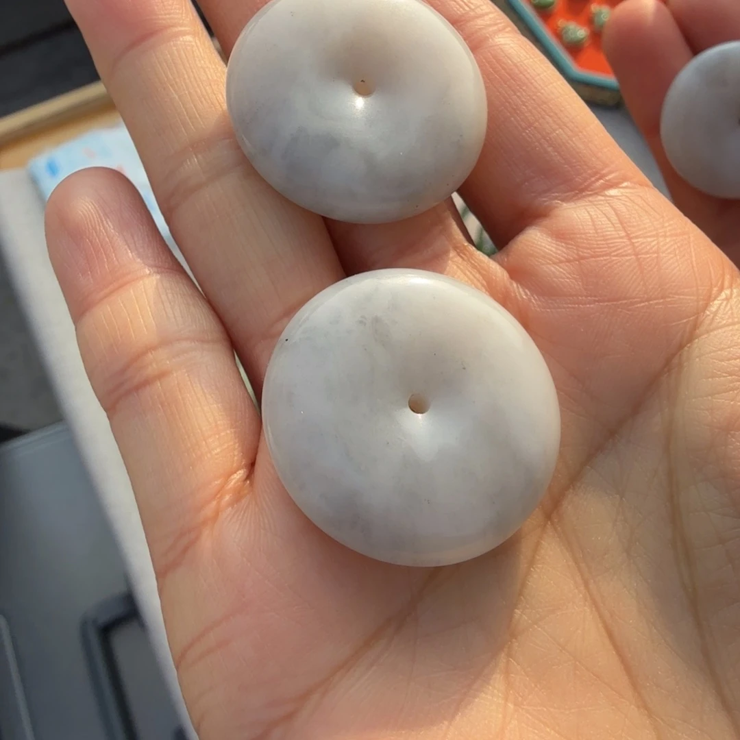 和田玉未镶嵌颈饰新疆黑山平安扣姜帅多样性拍一发一