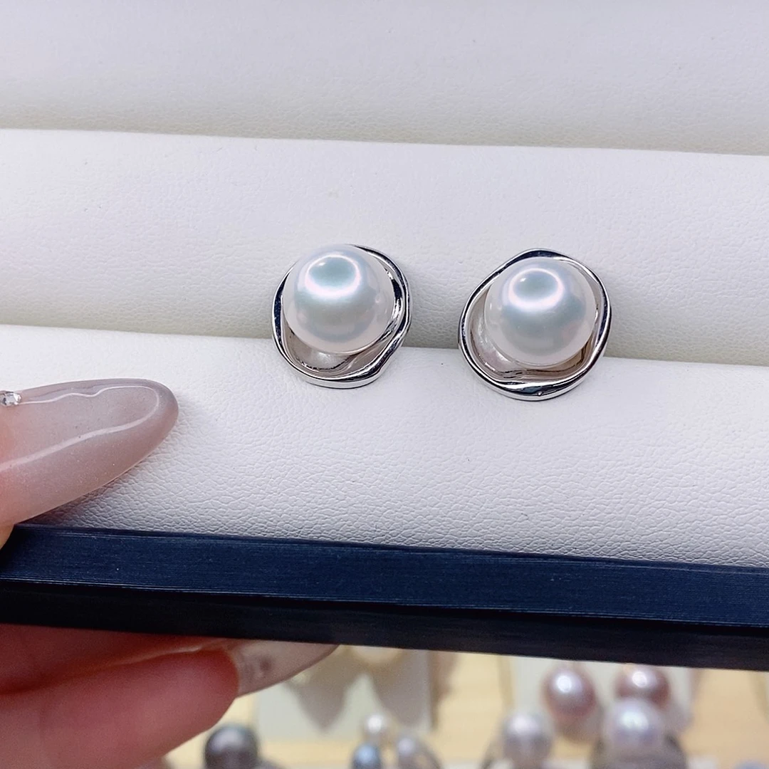 淡水珍珠未镶嵌耳饰