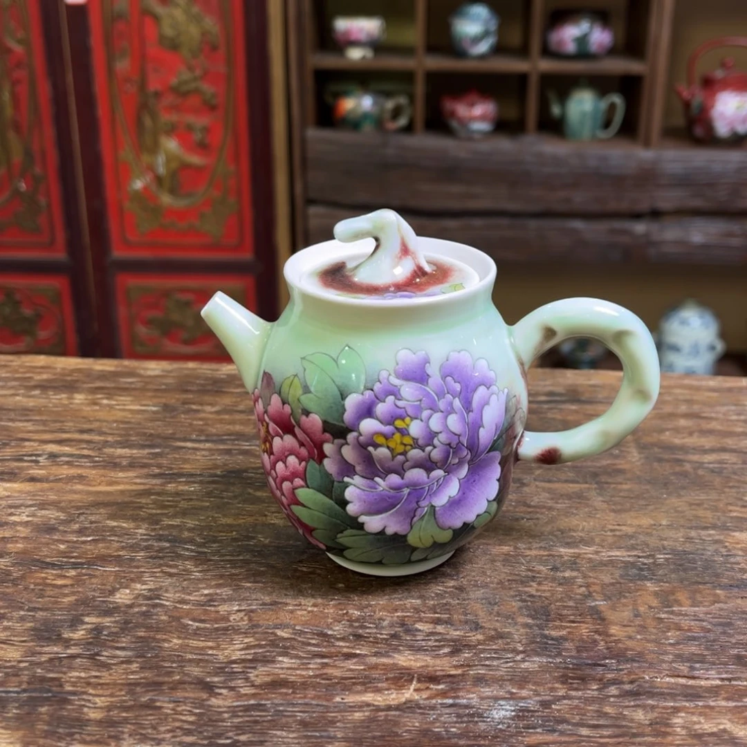 柴烧手工手绘陶瓷