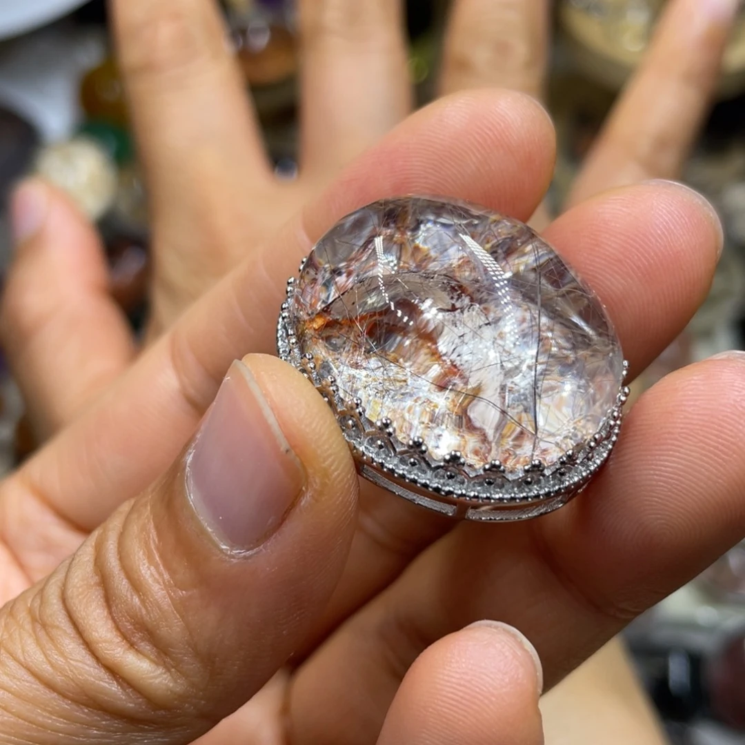 【闪购商品】水晶珠宝半成品银S925镶嵌洁****?魔盒