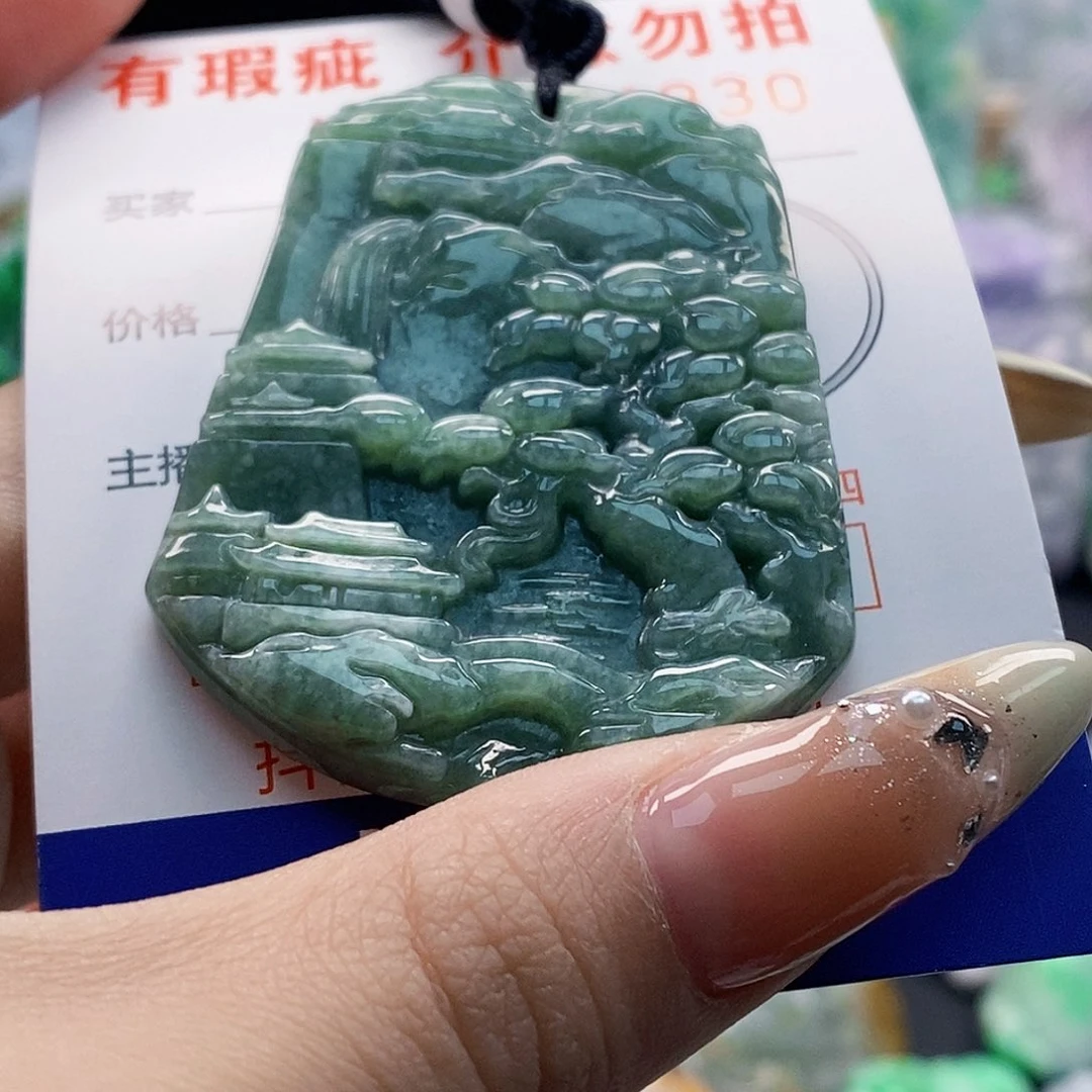 吊坠(不含链)未镶嵌翡翠