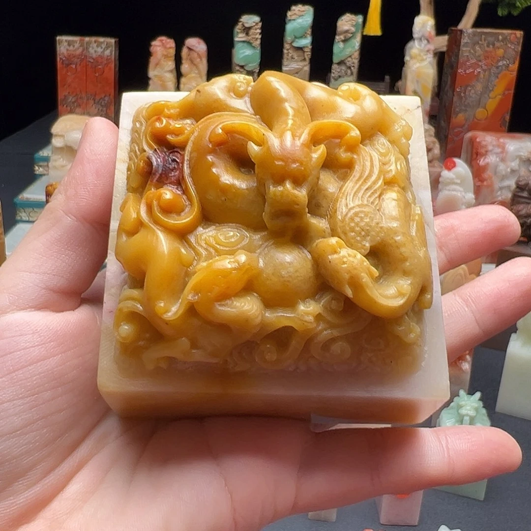 寿山石印石金**务手工制作