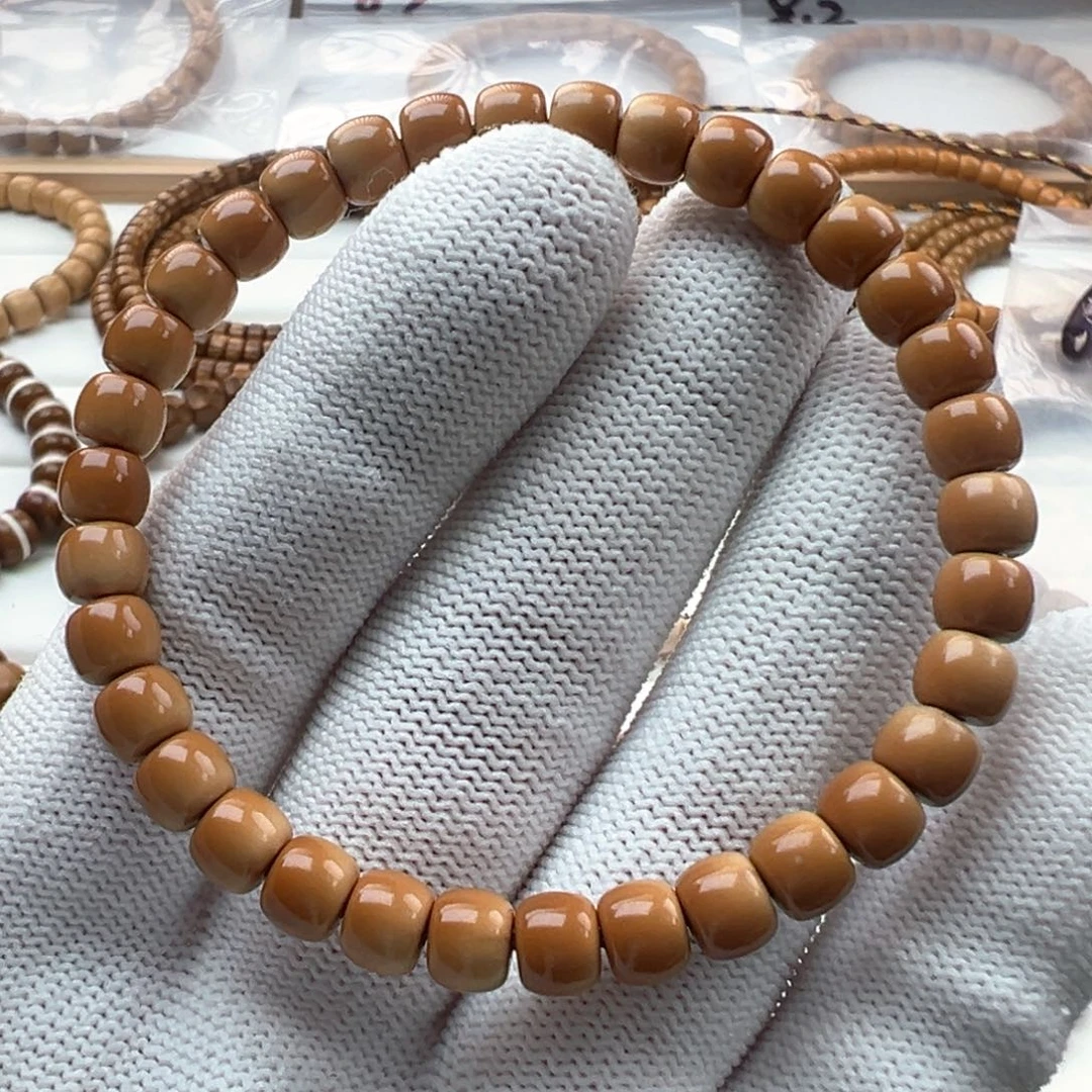 橄榄核手串6.5核尖老型老挝