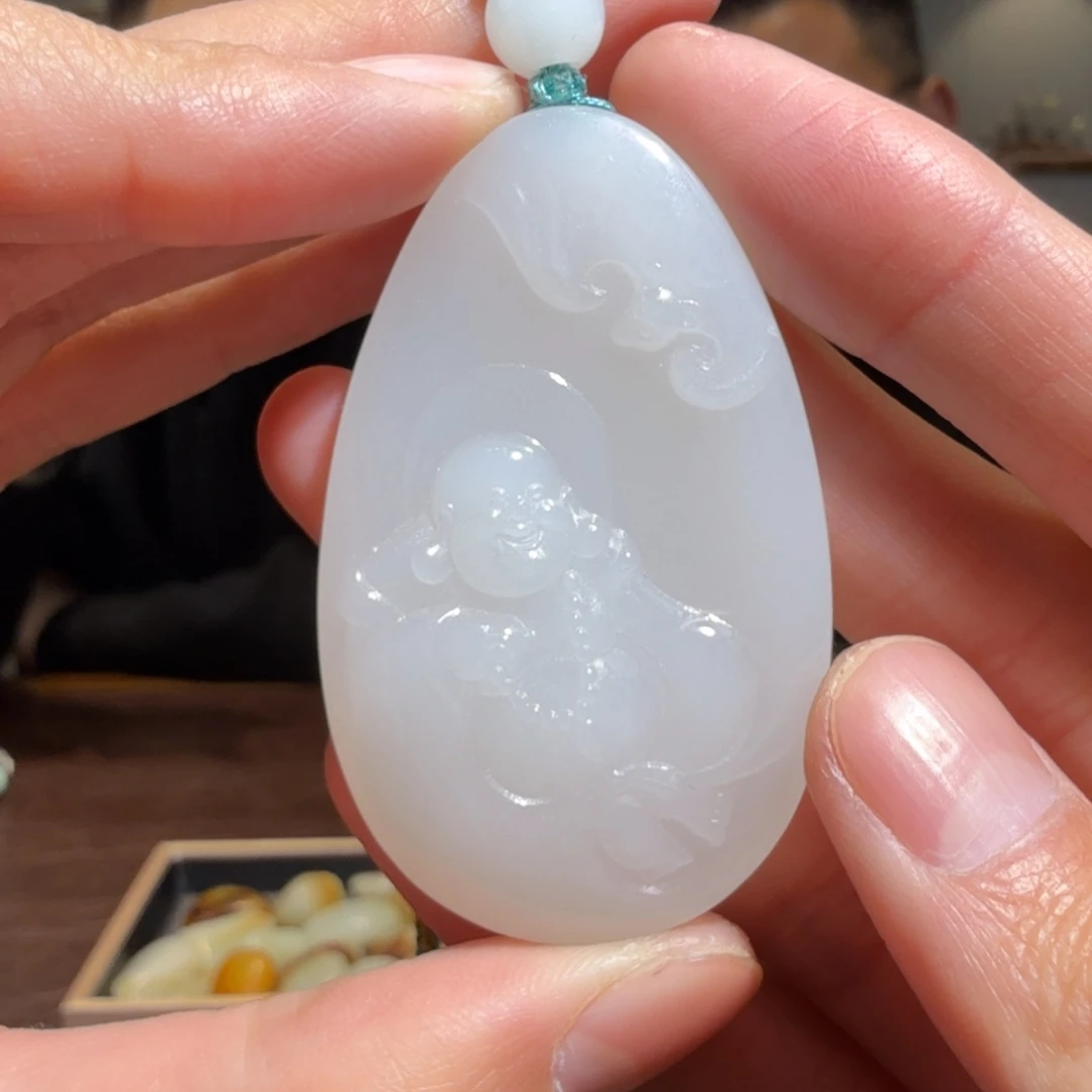 和田玉未镶嵌颈饰1229刘洋代购不退