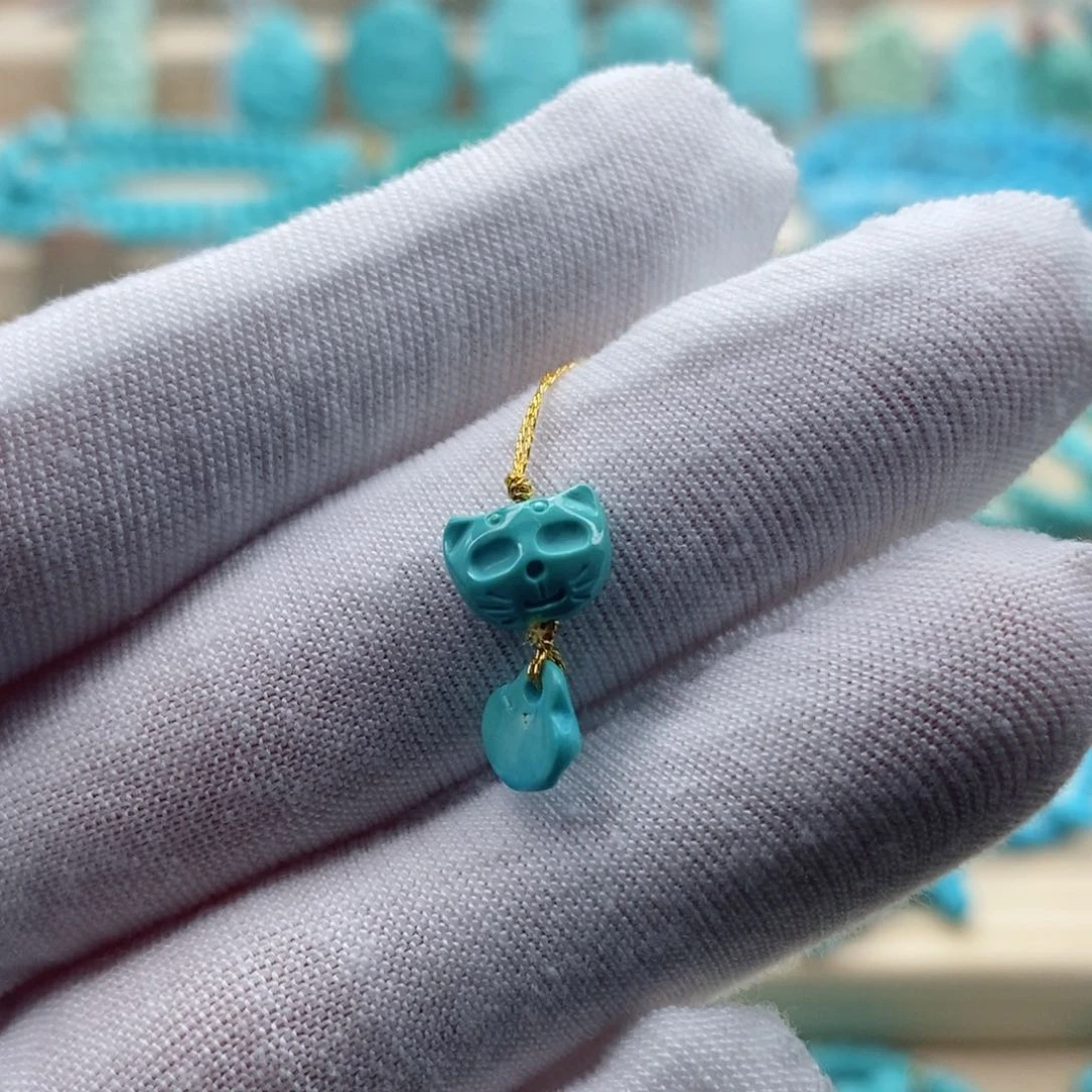 绿松石珠宝奇石未镶嵌