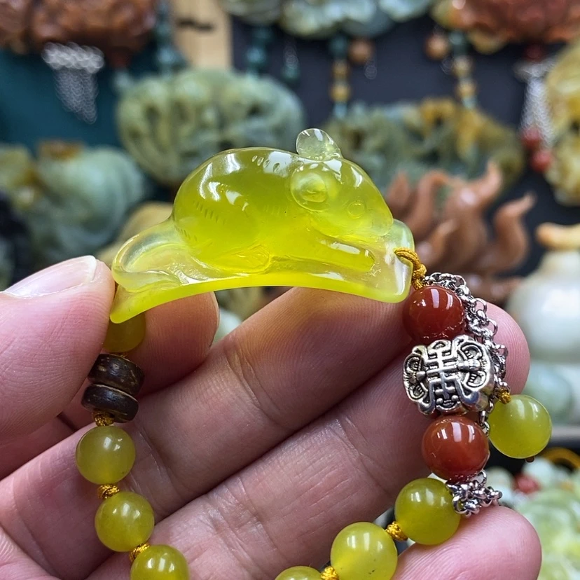 【闪购商品】未镶嵌岫玉手牌