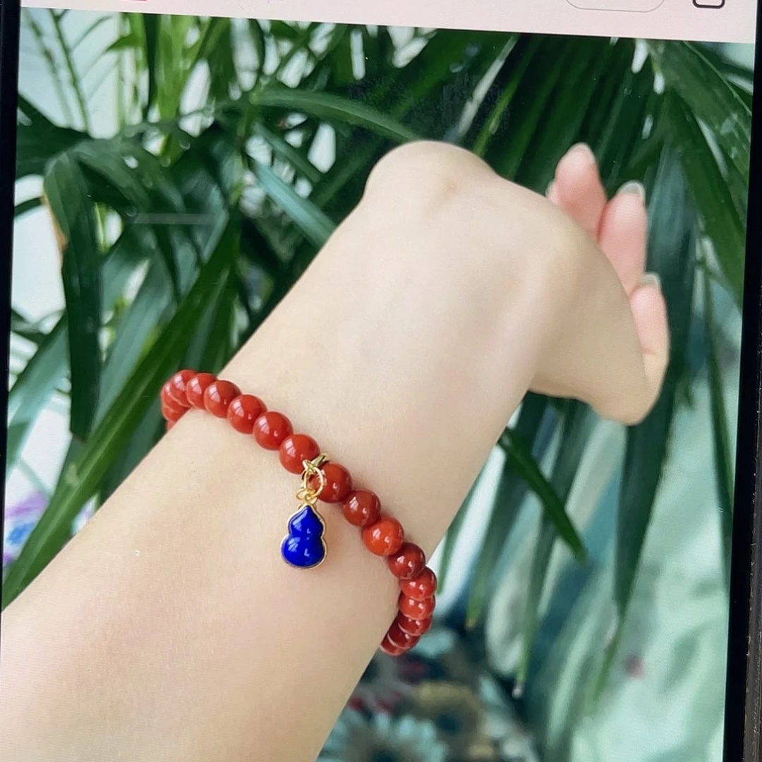 青金石单个葫芦滴流出证书银S925镀金镶嵌