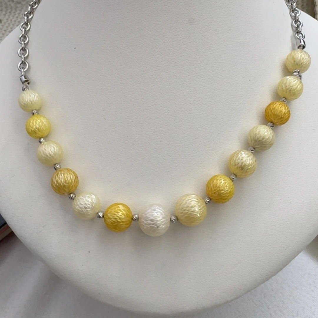 海水珍珠颈饰银S925镶嵌