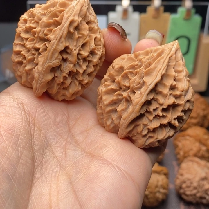 红***头文玩核桃把件招财鼠