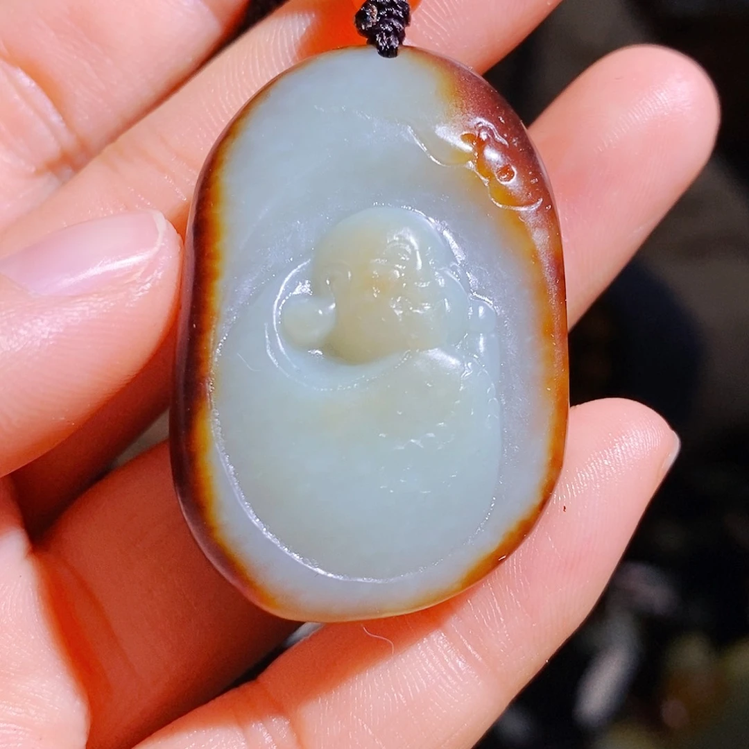 和田玉颈饰未镶嵌