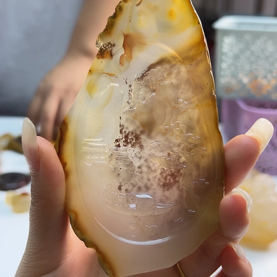 玛瑙/玉髓未镶嵌吊坠(不含链)