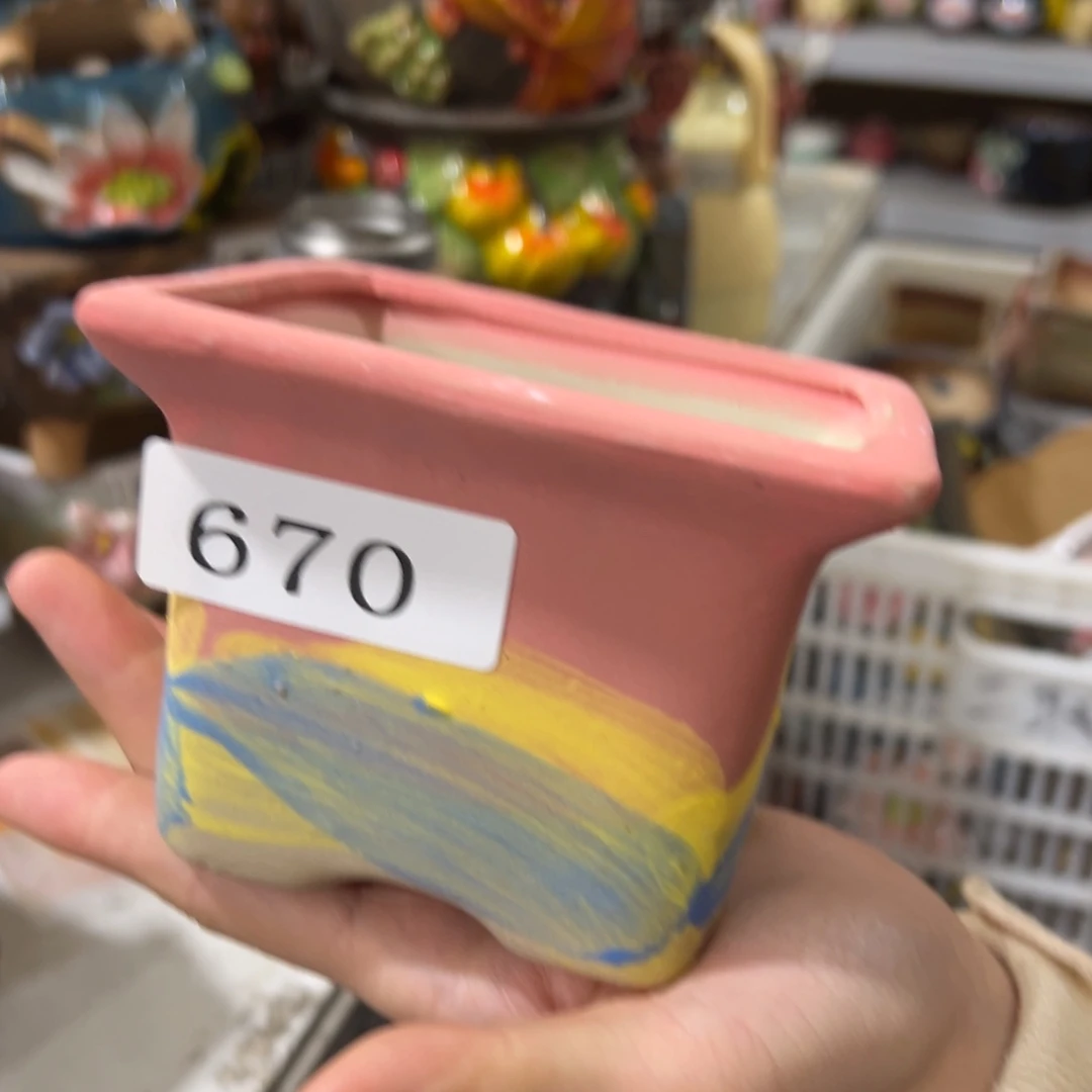 瑕疵670 多肉花盆拍满20包邮爱退款拉黑