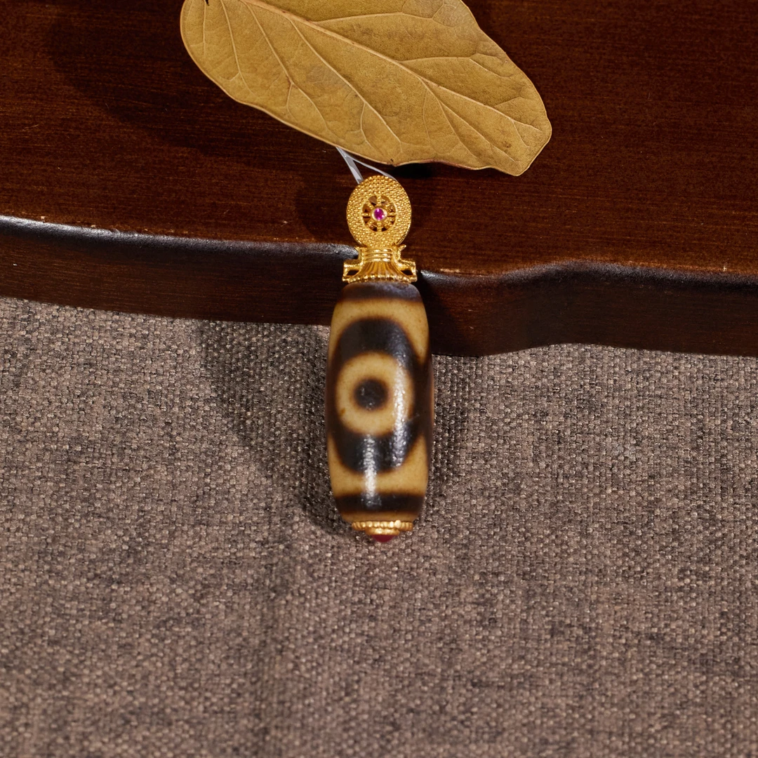 五台【歪歪】玛瑙珠珠三眼吊坠（加加）(多样性发一)XB-H04740