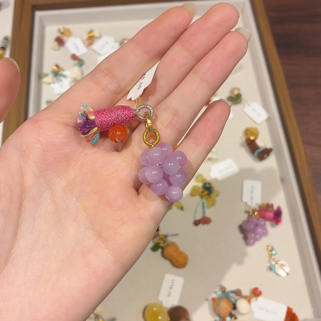 N***m手工制作葡萄挂件