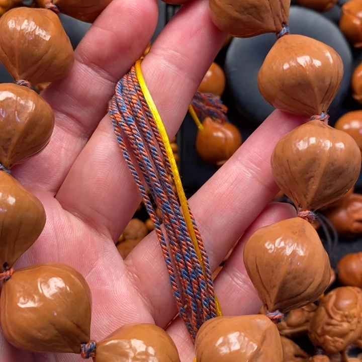 橄榄核手串/手链21三花蜜桃