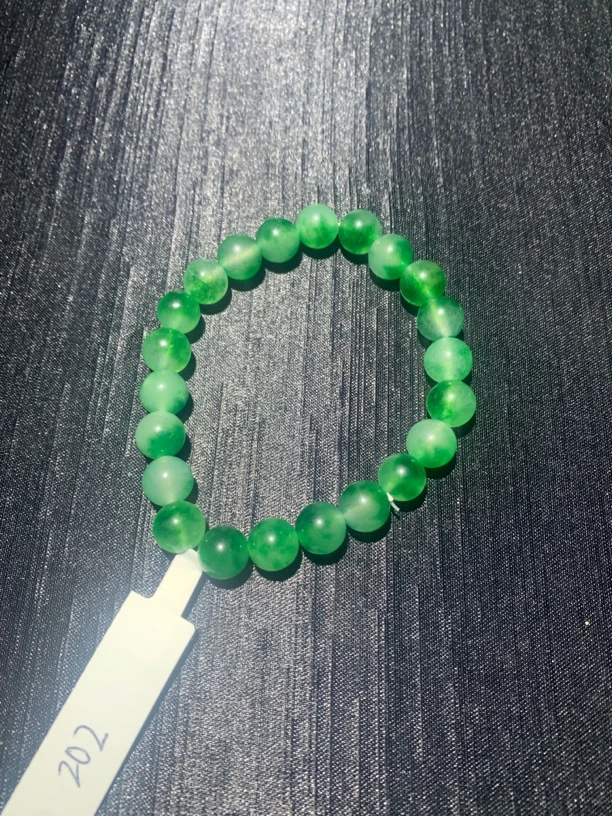 京鸿精选 206卡6mm绿飘花手工定制 拍一发一